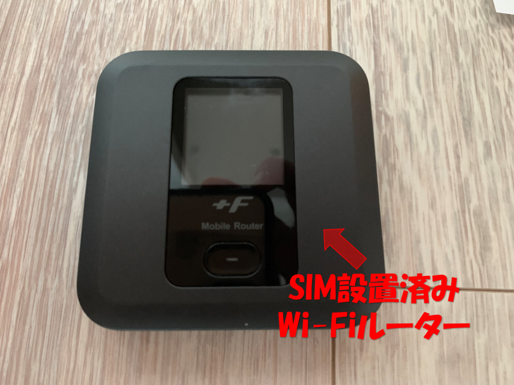 SIM設置済みFS030W