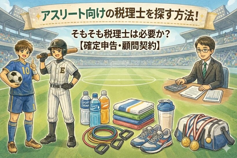 アスリート向けの税理士探す方法