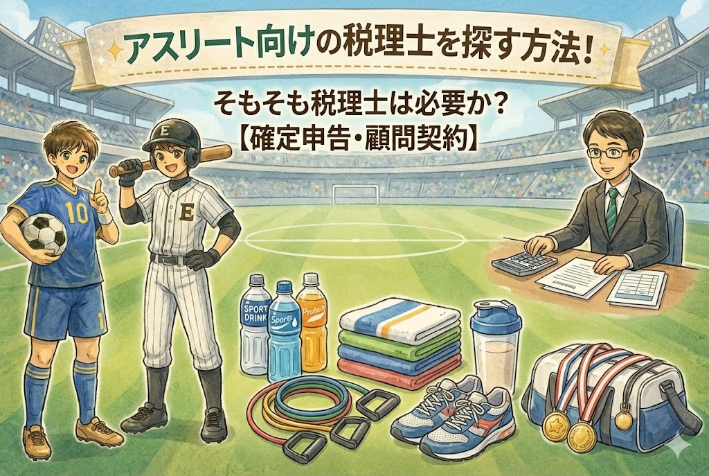 アスリート向けの税理士探す方法