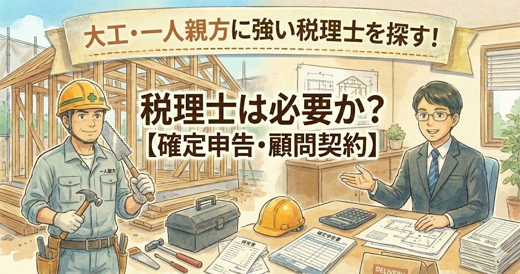 大工・一人親方に強い税理士探す方法
