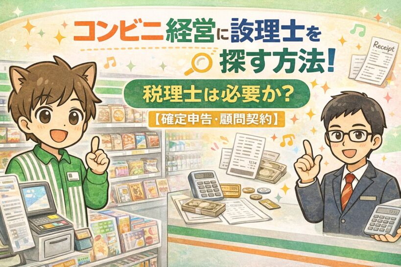 コンビニ経営に強い税理士