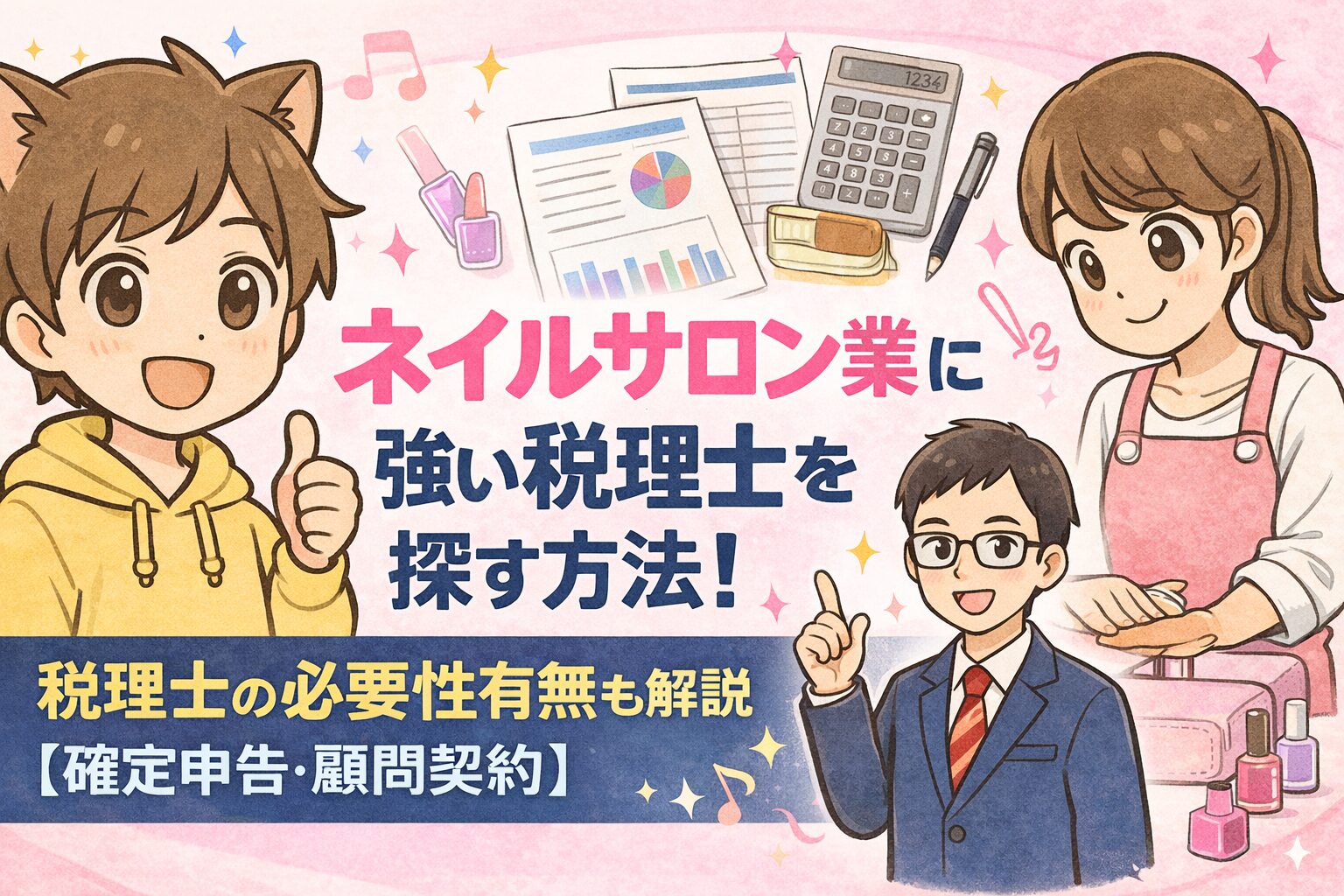 ネイルサロンにおすすめの税理士