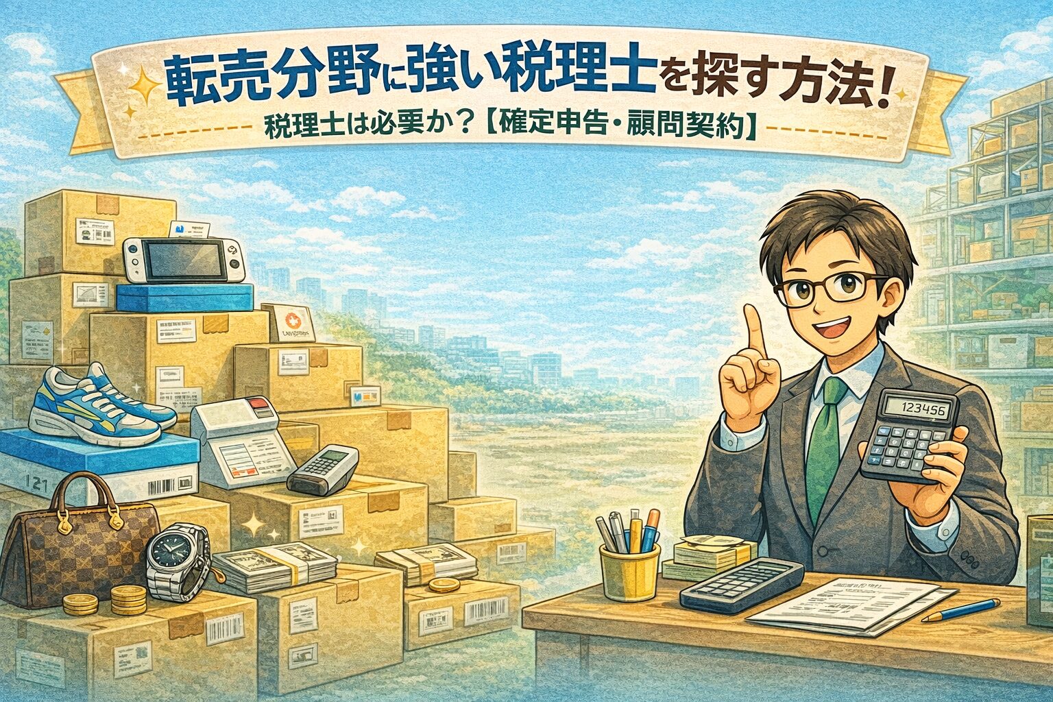 転売分野に強い税理士を探す方法