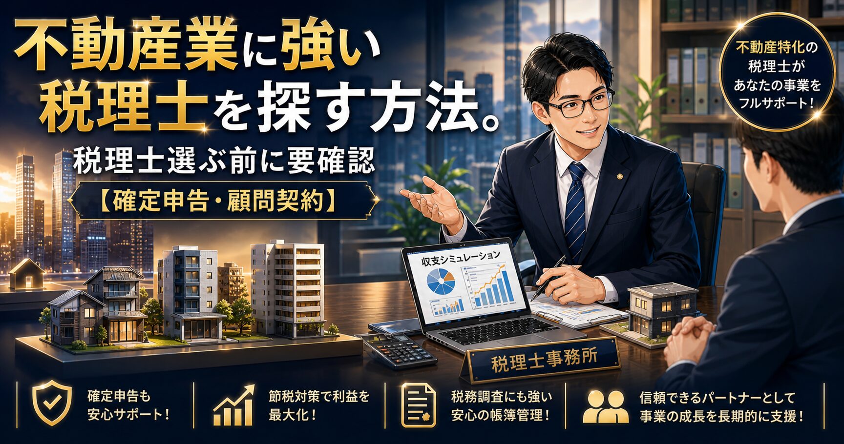不動産業に強い税理士を探す方法
