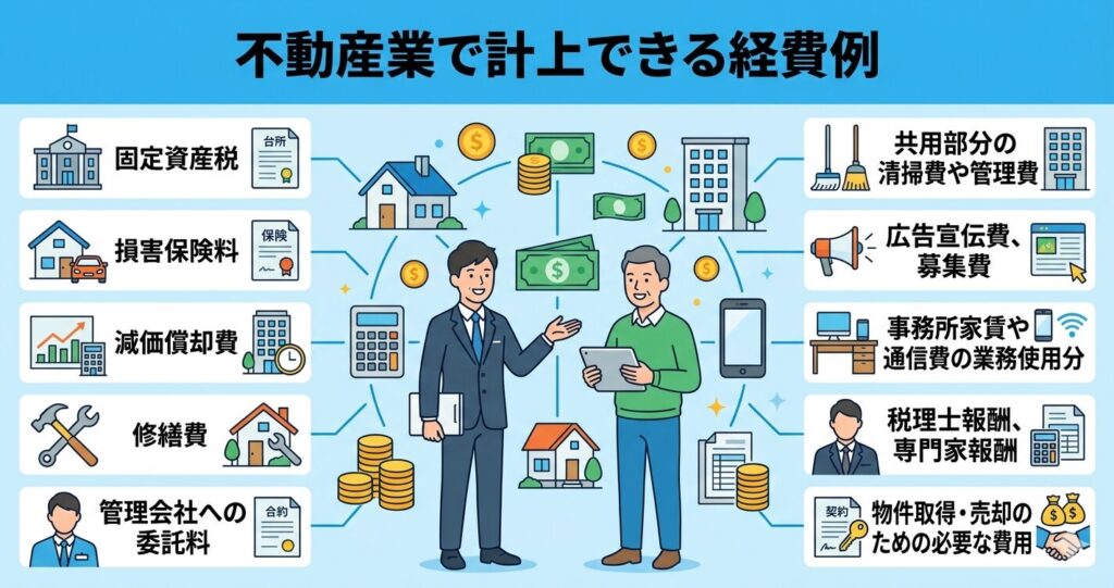 不動産業で計上できる経費