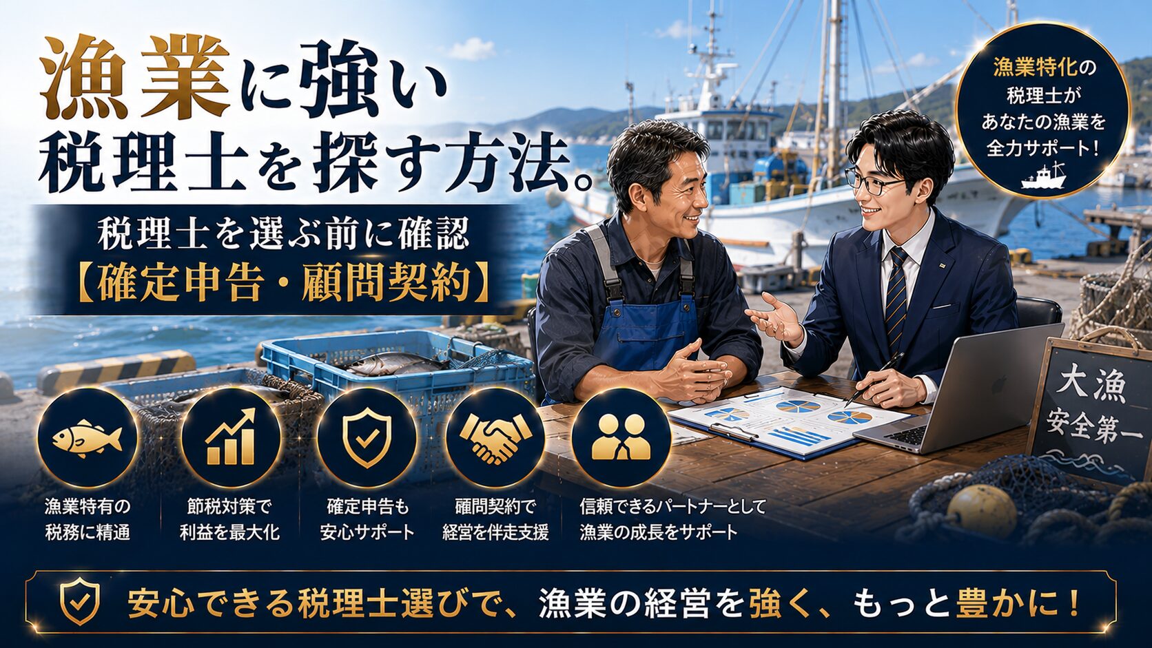 漁業に強い税理士の選び方
