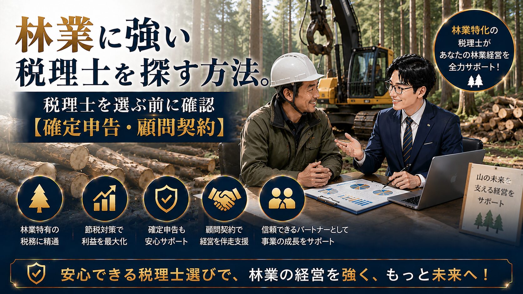 林業に強い税理士の選び方