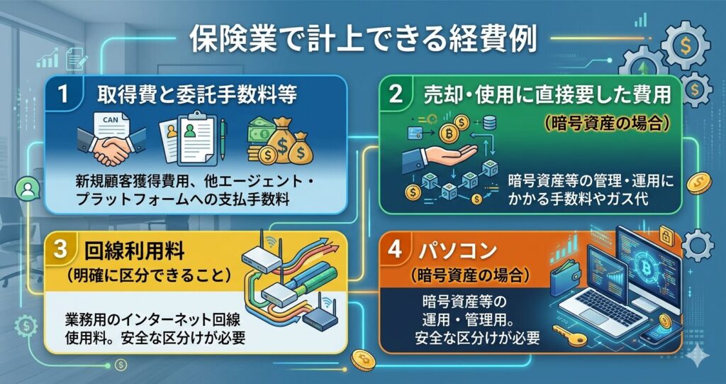 個人投資家で計上できる経費