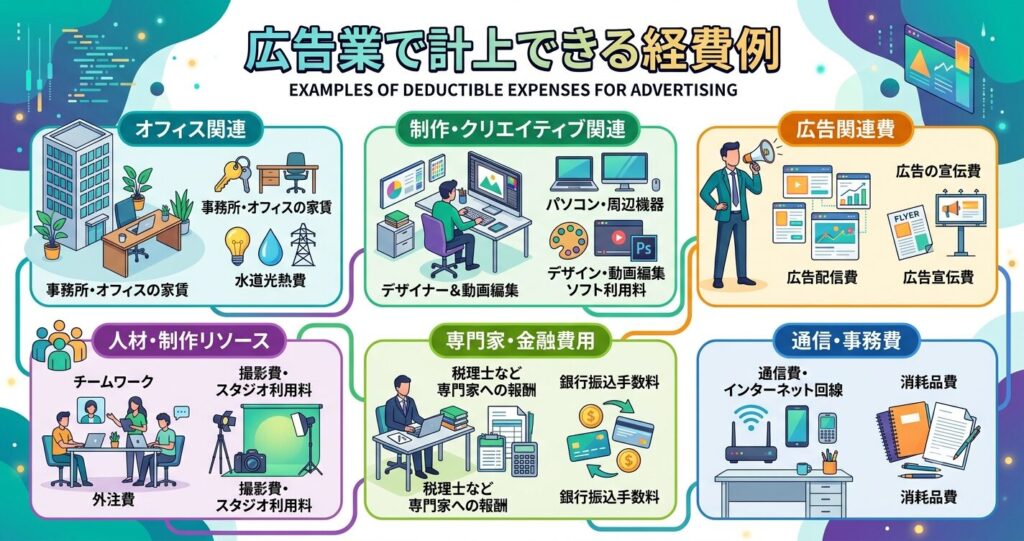 広告業で計上できる経費